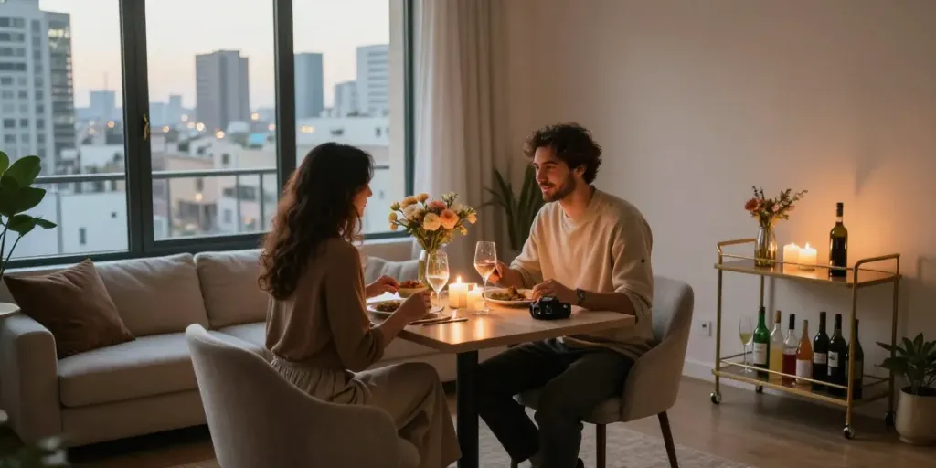 Stylish discreet apartments in Tel Aviv for intimate escapes with cozy decor and romantic ambiance.